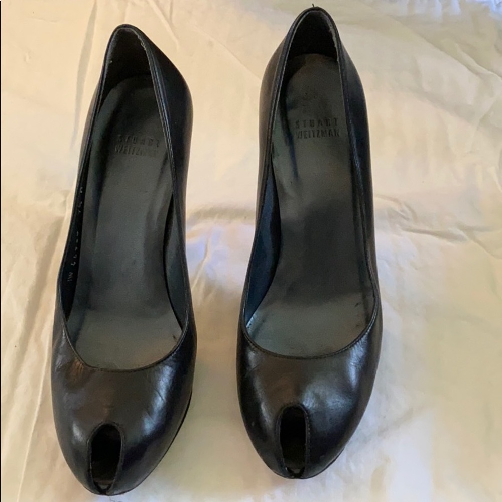 Stuart Weitzman Peep Toe Heels
